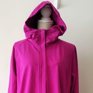 Ladies Hooded Coat XXL Kirkland Fuchsia Lined NWOT